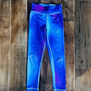 Amazon Essentials Blue Performance Leggings – Size S (6–7)